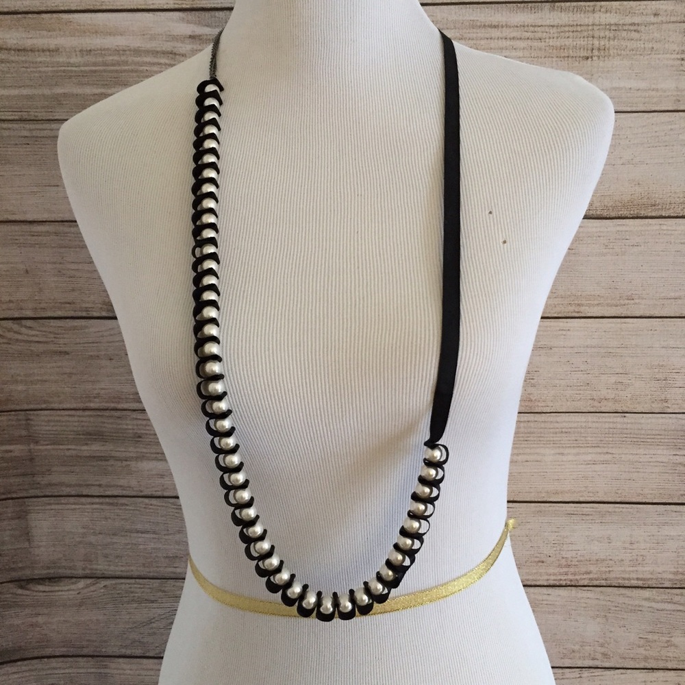 Pearls and Ribbon